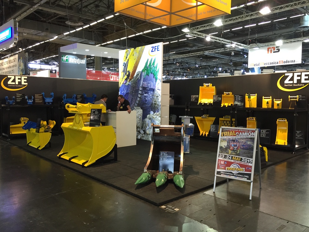 ZFE will be at INTERMAT in Paris until the 25th of April. As one of the world's largest trade shows in the construction industry, the Intermat is held every three years in April near the Paris-Charles de Gaulle airport. It is held at the Parc des Expositions in Villepinte, located northeast of Paris ("North-Paris") instead.